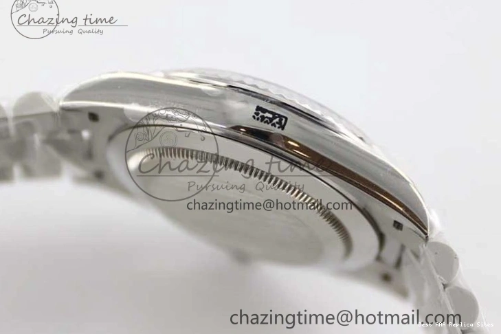 Good Copy Rolex Watches Steel Ice 40mm Best TWF 1:1 2357 SS Arabic A Comfortable Bracelet Edition 904L on Day SS Blue Date Dial 0118